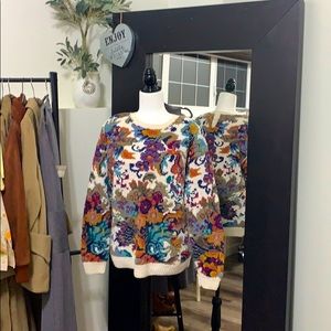 Vintage hand knit sweater